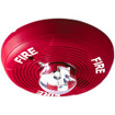 System Sensor PC2RH red ceiling-mount horn strobe 2-wire fire alarm audible visual signal device