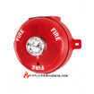 System Sensor PC2RHK Ceiling-Mount Horn Strobe Red 2-Wire High with...