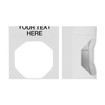 STI White Unnotched Replacement Shell for Stopper® Station series -...
