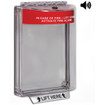 STI Universal Stopper - Flush Mount with Sounder, ACTIVATE FIRE ALA...