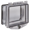 STI Polycarbonate Enclosure with Open Conduit Back Box, Surface Mou...