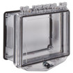 STI Polycarbonate Enclosure with Open Conduit Back Box, Surface Mou...