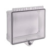 STI Type 4X Protective Cabinet with Backplate and Thumb Lock - Clear (view 2)