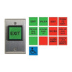 Camden CM-30EE 2" LED Illuminated Green Electromagnetic Strike