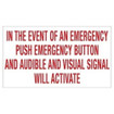 Camden English solid white sign 12.5\" x 8.5\"