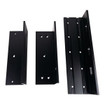 Camden CX-MA1213-BK L & Z Bracket for 1,200 lb Magnetic Lock, Black Finish