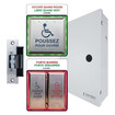 Camden CX-WC13AXSM Surface Mount Combo Illuminated Push Plate