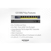 NETGEAR GS108LP-100NAS 8-Port Gigabit PoE+ Unmanaged Switch
