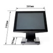 Pioneerpos 15" CT15M Priv J1900 4GB SSD WIN10 - Q11-MA4XJQ-Y2