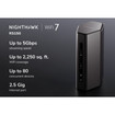 NETGEAR 3PT Nighthawk WIFI 7 BE5000 Rout - RS150-100NAS