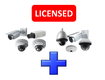Panasonic WV-ASVE101W 1-channel vehicle search license plate recognition security camera