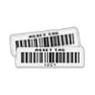 Wasp 633808403539 Pre-Printed Poly Tag 2X1 (1100-2100)