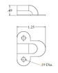 Nortek Bracket Chain Attach Slr Brtznc