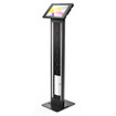 Compulocks Brandable Floor Stand With Lighting KIT - 140BLK01-US