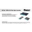 Panduit FHC39N-08H-10U 4-Port OS2 LC to MPO-8 Cassette