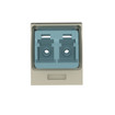 Panduit CMDSAQLCZEI Aqua LC Duplex Adapter Module