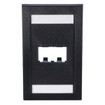 Panduit CFPE2BLY 2-Port Executive Faceplate