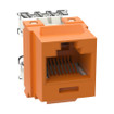 Panduit NK688MOR-Q Cat 6 Keystone Jack Orange 25-Pack
