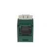 Panduit CJH688TGGR Cat 6 Shuttered RJ45 Jack Module