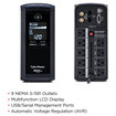 CyberPower 1000VA CP AVR LCD UPS 3 YR WTY; 9 OUT 120V 15A 5-15R RJ11/RJ45/COAX