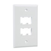Panduit CFP4WH 4-Port Mini-Com Faceplate
