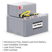 CyberPower Replacement Battery Cartridge for PR3000LCDRT2U, PR1000LCDRTXL2Ua, PR1500LCDRTXL2U, PR2200LCDRTXL2U, PR3000LCDRTXL2U, 4 batteries, 12V/9AH, Sealed lead-acid, 18 month warranty