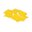 Panduit FRFWCSC12W6LYL 4-Way FiberRunner Cross Cover