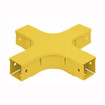 Panduit FFWC2X2LYL 2x2 4-Way Cross Fitting