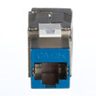 Panduit KJS6X88TCBU Cat 6A Shielded Keystone Jack - Blue