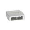 Panduit CBXQ4IW-A 4-Port Plenum Surface Mount Box