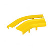 Panduit FRH45SC4LYL FiberRunner 4x4 Elbow Fitting Cover