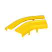 Panduit FRH45SC4LYL FiberRunner 4x4 Elbow Fitting Cover