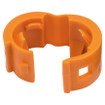 Panduit PCBANDOR-Q Orange Snap-On Patch Cord Band 25-Pack