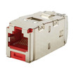 Panduit CJS688TGRDY Cat 6 Shielded TG Jack Red