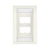 Panduit CFPE4IWY 4-Port Single-Gang Faceplate