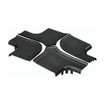 Panduit FRFWCSC12W6LBL FiberRunner 12x4 4-Way Cross Cover