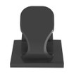 Panduit LWC25-A-C20 0.25" Adhesive Latching Wire Clip