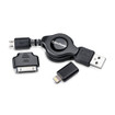 THE Cyberpower Idevice USB Cable KIT Contains 3 Pieces; A Retractable Micro-usb - view 3