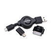 THE Cyberpower Idevice USB Cable KIT Contains 3 Pieces; A Retractable Micro-usb - view 4