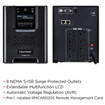 CyberPower PR1500LCDN - UPS - Mini Tower - Line-interactive - 120 VAC +/- 5% - 1500WATT - 1