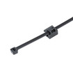 Panduit CMSB12-2S-D300 Edge Clip Cable Tie Mount - Black