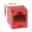 Panduit CJ5E88TGRD-24 Cat 5e RJ45 Jack Module Red 24-Pack