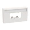 Panduit CFFPL2WH 2-Port Mini-Com Furniture Faceplate