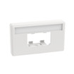 Panduit CFFPL2WH 2-Port Mini-Com Furniture Faceplate