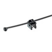 Panduit CMEA24-B2S-D300 Dome-Top Edge Clip 3-6mm Black
