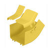 Panduit FRIV456X4LYL 45° Internal Vertical Angle Fitting