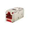 Panduit CJS6X88TGRDY Cat 6A TG Shielded Jack - Red
