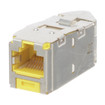 Panduit CJSLR688TGYLY Cat 6 Shielded 45° Angled RJ45 Jack