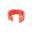 Panduit PCBANDRD-Q Red Snap-On Patch Cord Band 25-Pack