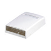 Panduit CBX4WH-AY 4-Port Mini-Com Surface Mount Box